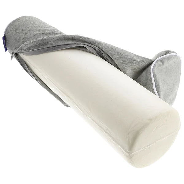 Memory Foam Neck Pillow with Contoured Support and Cotton Cover All Vera Mart