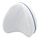 Memory Foam Leg Pillow with Crescent Shape and Machine Washable Cover All Vera Mart