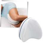 Memory Foam Leg Pillow with Crescent Shape and Machine Washable Cover All Vera Mart