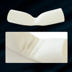 Memory Foam Neck Pillow with Contoured Support and Cotton Cover All Vera Mart