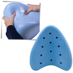 Memory Foam Leg Pillow with Crescent Shape and Machine Washable Cover All Vera Mart