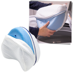 Memory Foam Leg Pillow with Crescent Shape and Machine Washable Cover All Vera Mart
