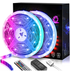 RGB LED Strip Light 32.8ft with 44 Button Remote and 16 Color Modes All Vera Mart