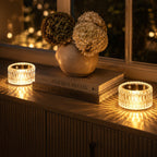 Crystal Diamond Shaped Rechargeable Mini Lamp with 3 Light Modes