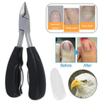 Thick Nail Clipper Set with Carbon Steel Blade and Built-in File All Vera Mart