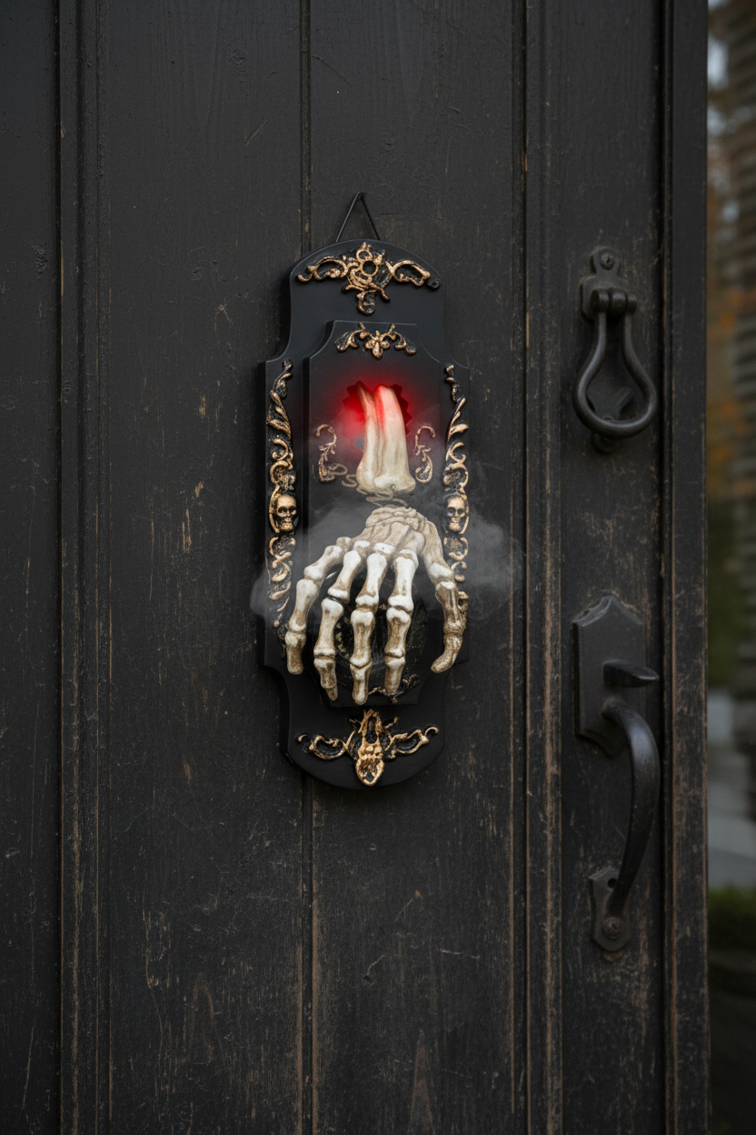Motion Sensor Doorbell Prop with Sound and Light Effects for Halloween Parties All Vera Mart