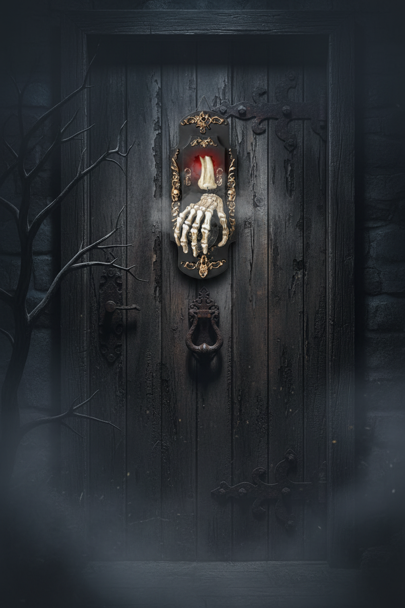 Motion Sensor Doorbell Prop with Sound and Light Effects for Halloween Parties All Vera Mart