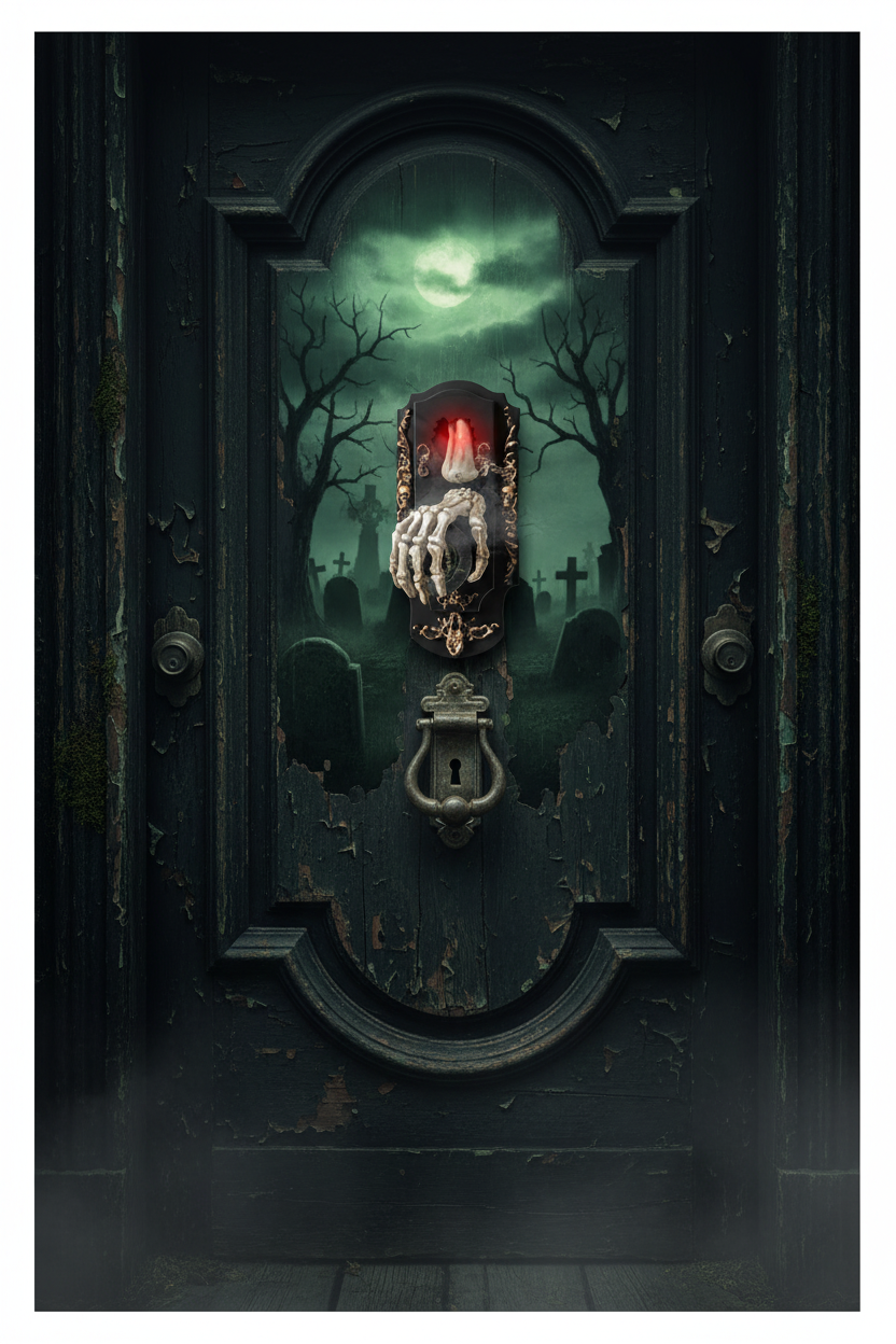 Motion Sensor Doorbell Prop with Sound and Light Effects for Halloween Parties All Vera Mart