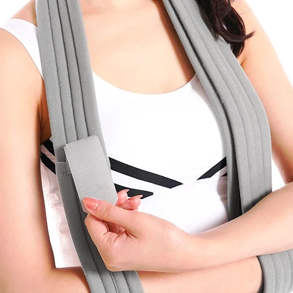 Arm Sling with Adjustable Buckle Strap and Breathable Fabric, Ambidextrous Support All Vera Mart