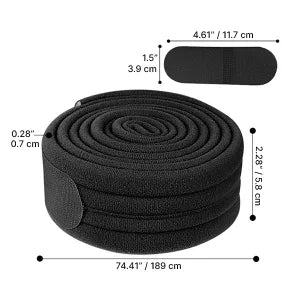 Arm Sling with Adjustable Buckle Strap and Breathable Fabric, Ambidextrous Support All Vera Mart