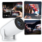 4K Video Projector with Wireless Streaming and Built-In Speakers for Up to 330cm Screens All Vera Mart