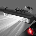 LED Bike Light with USB-C Rechargeable and Quick-Attach Handlebar Mount, Water-Resistant All Vera Mart