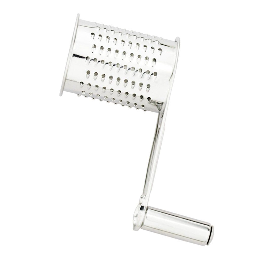 Rotating Cheese Grater with Hand Crank and Stainless Steel Drum All Vera Mart