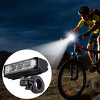 LED Bike Light with USB-C Rechargeable and Quick-Attach Handlebar Mount, Water-Resistant All Vera Mart