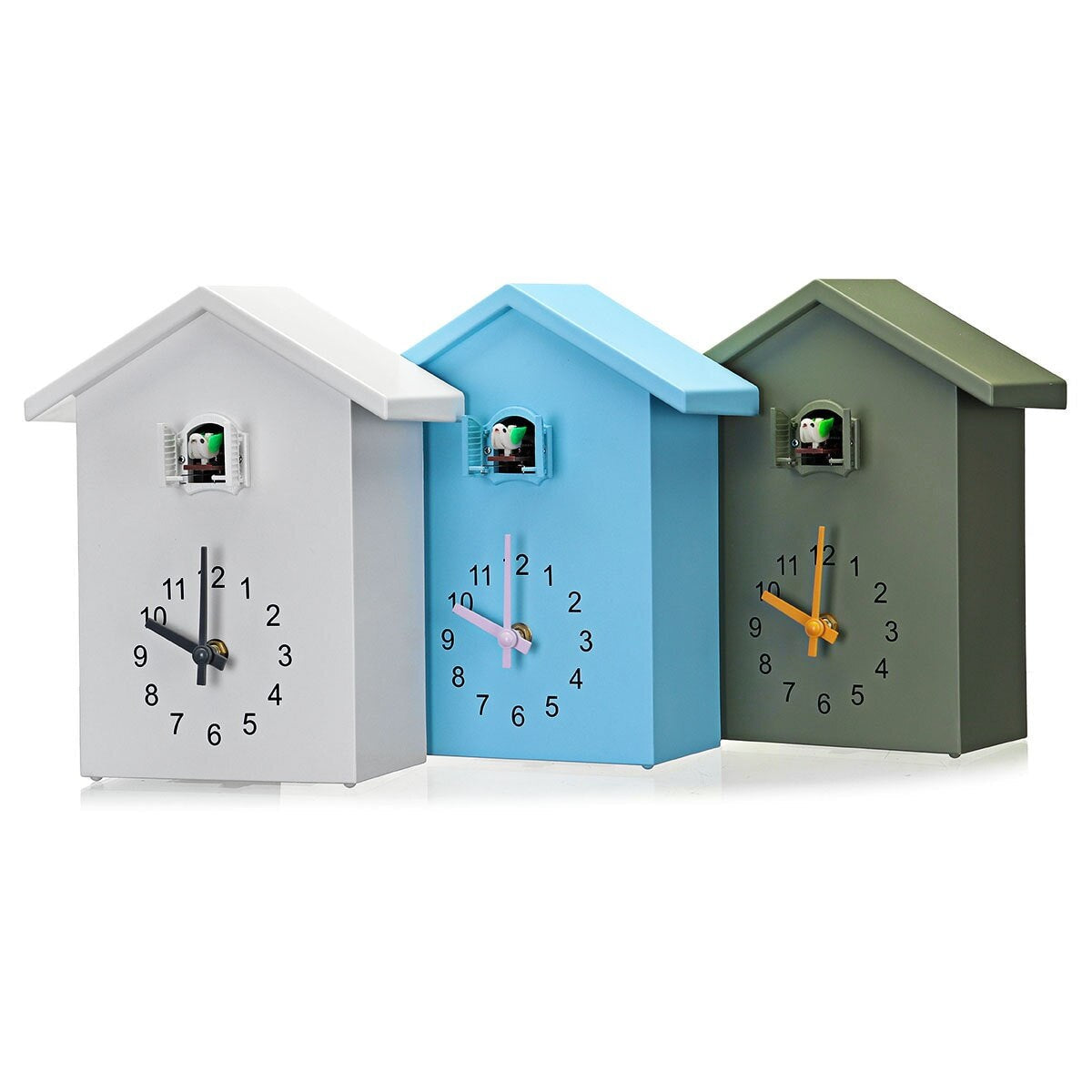 Traditional Wall-Mounted Cuckoo Clock with Battery Operation, 20x25cm All Vera Mart