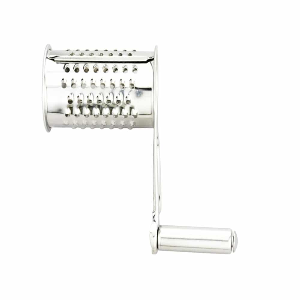 Rotating Cheese Grater with Hand Crank and Stainless Steel Drum All Vera Mart