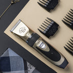 Low Noise Pet Clipper with Stainless Steel Blade and Adjustable Guide Combs All Vera Mart