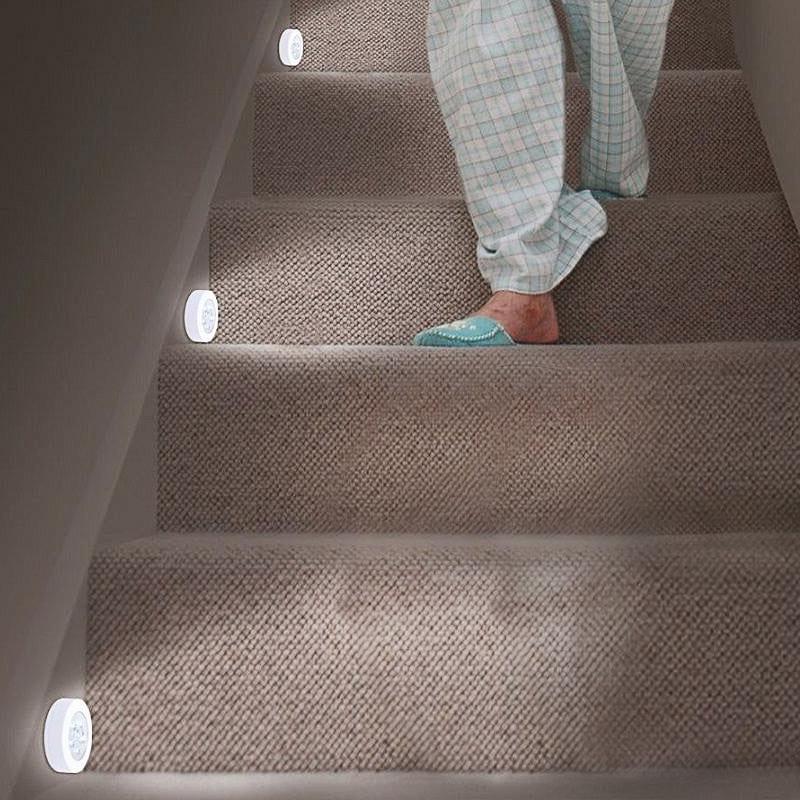 Motion Sensor LED Light with Automatic Shutoff and Adhesive Mounting All Vera Mart