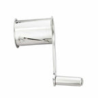 Rotating Cheese Grater with Hand Crank and Stainless Steel Drum All Vera Mart