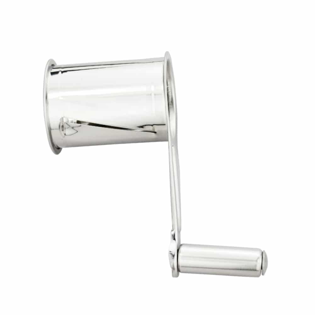 Rotating Cheese Grater with Hand Crank and Stainless Steel Drum All Vera Mart