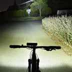LED Bike Light with USB-C Rechargeable and Quick-Attach Handlebar Mount, Water-Resistant All Vera Mart