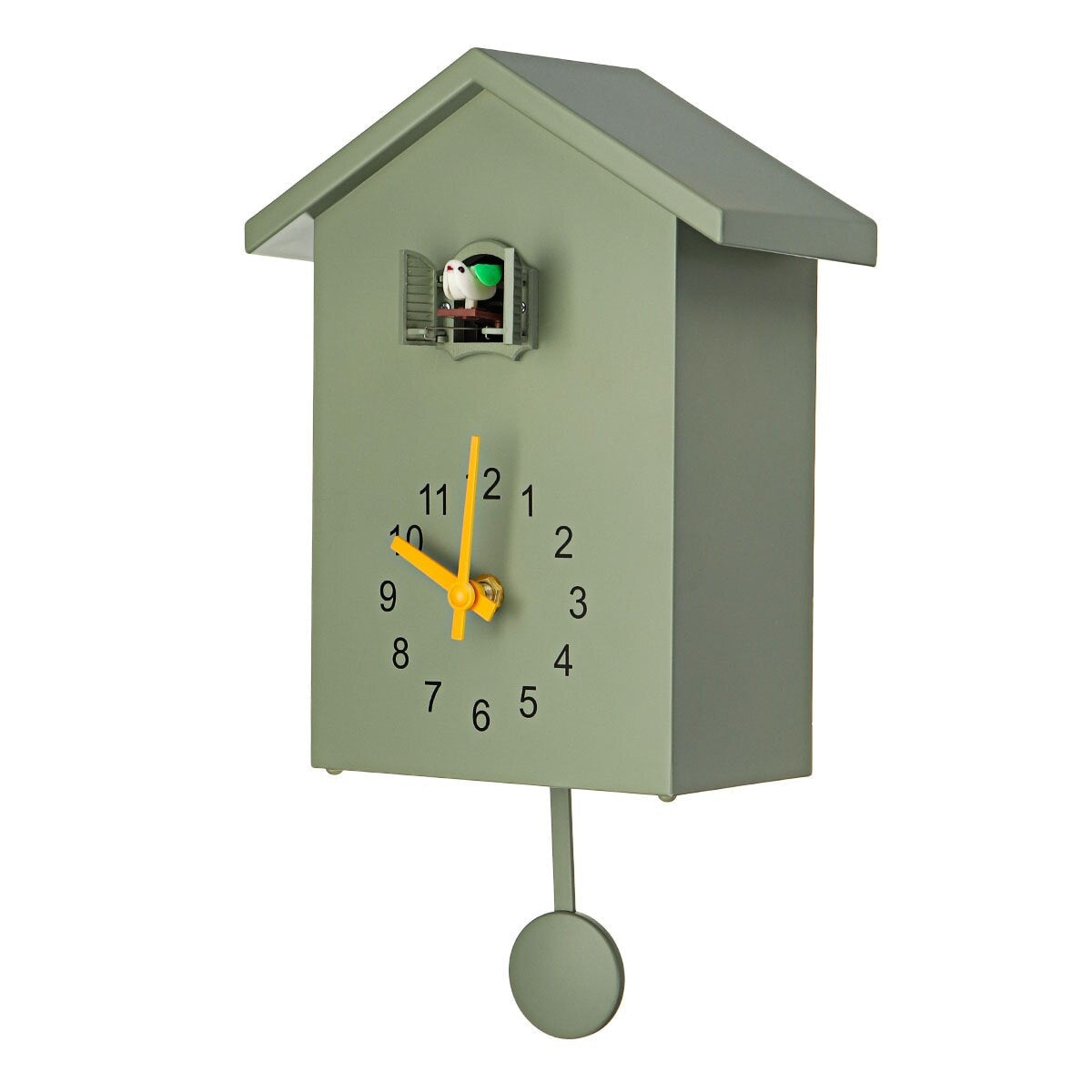 Traditional Wall-Mounted Cuckoo Clock with Battery Operation, 20x25cm All Vera Mart