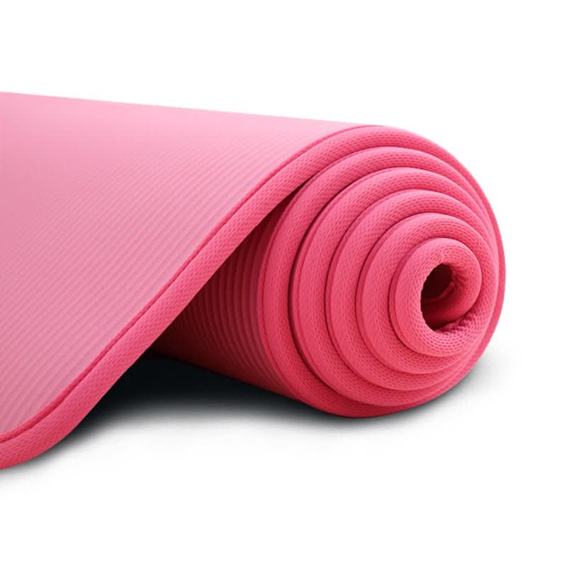 Extra Thick Cushioned Yoga Mat with Anti Slip Surface for Yoga, Pilates and Stretching in Four Colors