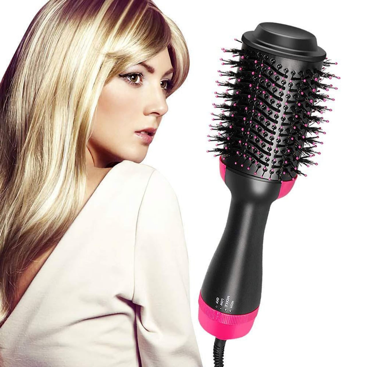 Hot Air Brush with Ceramic Barrel and Four Heat Settings All Vera Mart
