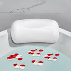 Bath Pillow with Suction Cup Attachment and Ergonomic Neck Support All Vera Mart