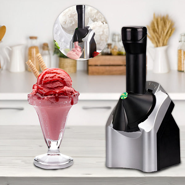 Ice Cream Maker with Manual and Electric Operation for Frozen Desserts All Vera Mart