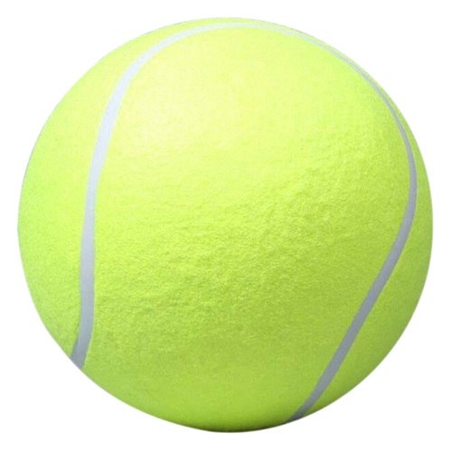 Giant Tennis Ball for Dogs with Felt Surface and Inflatable Design, 24cm Diameter All Vera Mart