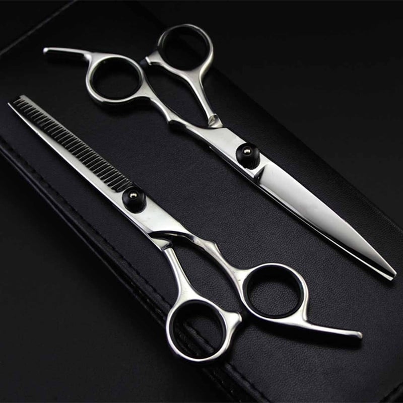 6 Inch Hair Cutting and Thinning Scissors Set with 4CR Stainless Steel Blades All Vera Mart