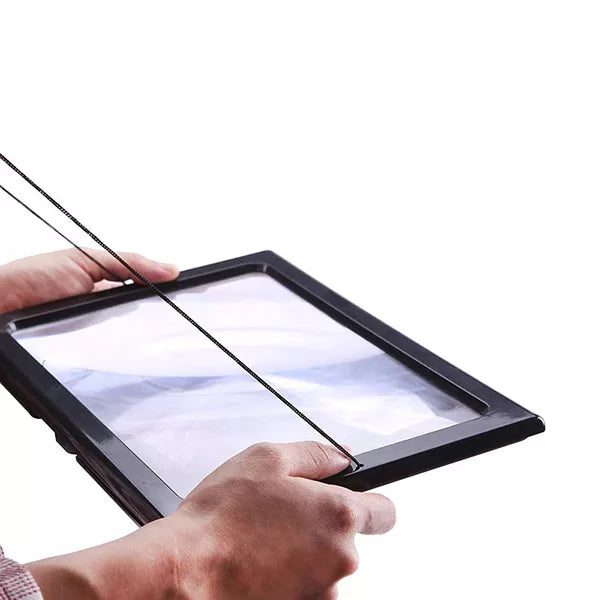Page Magnifier with Dual LED Light and 3x Magnification, Foldable Design All Vera Mart