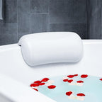 Bath Pillow with Suction Cup Attachment and Ergonomic Neck Support All Vera Mart