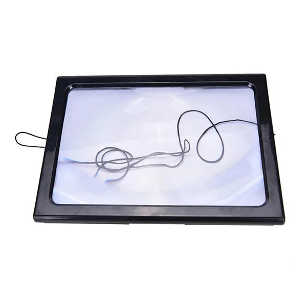 Page Magnifier with Dual LED Light and 3x Magnification, Foldable Design All Vera Mart