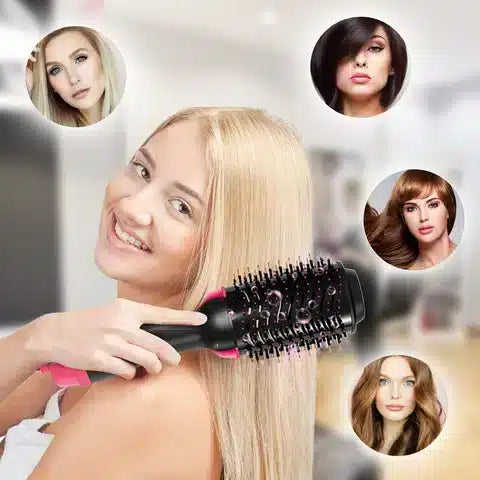 Hot Air Brush with Ceramic Barrel and Four Heat Settings All Vera Mart