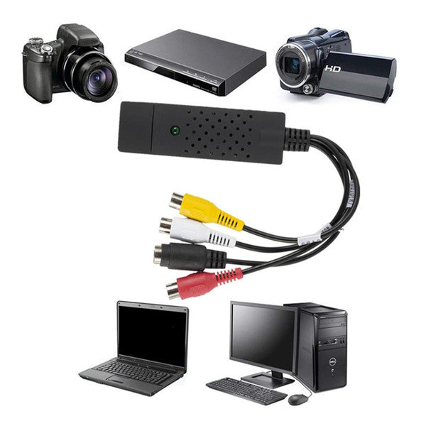 Video Capture Device with Composite and S Video Inputs and Editing Software All Vera Mart