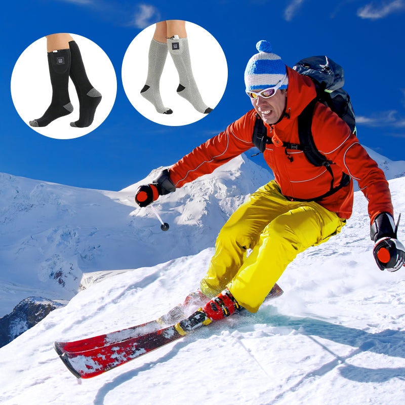 Rechargeable Heated Socks with Multiple Temperature Settings and 8-Hour Battery All Vera Mart