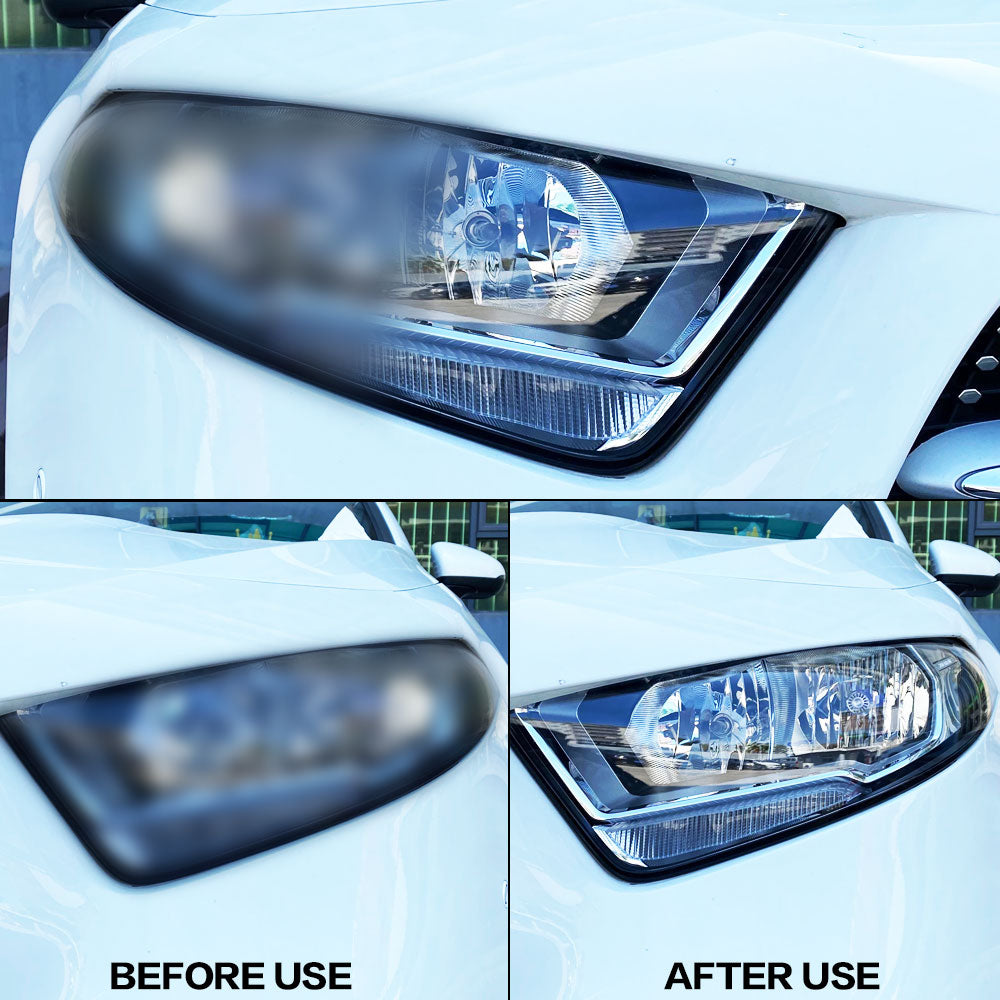 Headlight Vapor Restoration System with Heat Activated Cup and Six Grade Sanding All Vera Mart