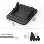 Dashboard Phone Holder with Silicone Grip and Adjustable Angle for GPS Navigation All Vera Mart