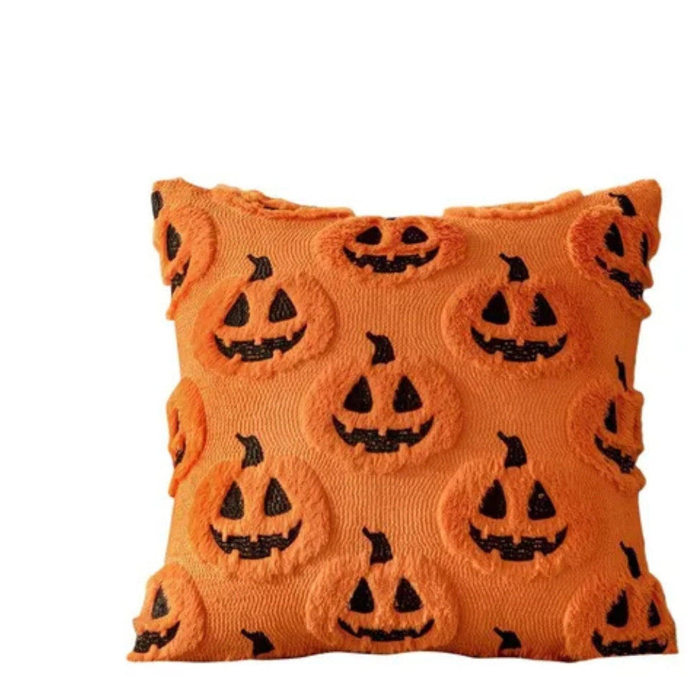 Pumpkin Cushion Cover 18x18 with Microfiber Blend and Machine Washable All Vera Mart