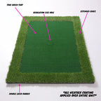 Floating Golf Putting Green with Regulation Cup and Foam Balls, 2x3 Feet All Vera Mart