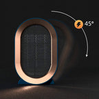 Portable Ceramic Heater with Programmable Timer and Anti Tilt Safety Switch, Quiet Operation All Vera Mart