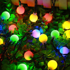 Outdoor LED Fairy Lights with Solar Panel and Automatic Dusk Sensor, 20m 200 Bulbs All Vera Mart