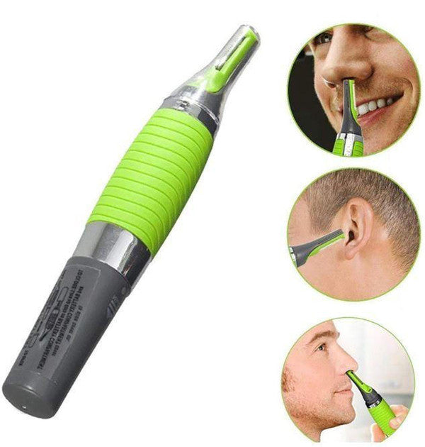 Battery Operated Nose and Ear Trimmer with Multiple Attachment Heads All Vera Mart