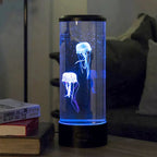 Jellyfish Mood Lamp with 5 LED Colors and Floating Aquatic Display All Vera Mart
