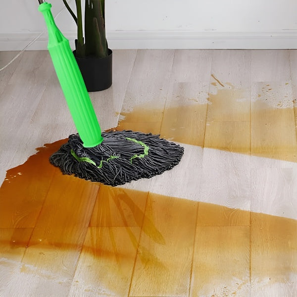 Microfiber Mop with 360-Degree Rotating Head and Hands-Free Wringing All Vera Mart