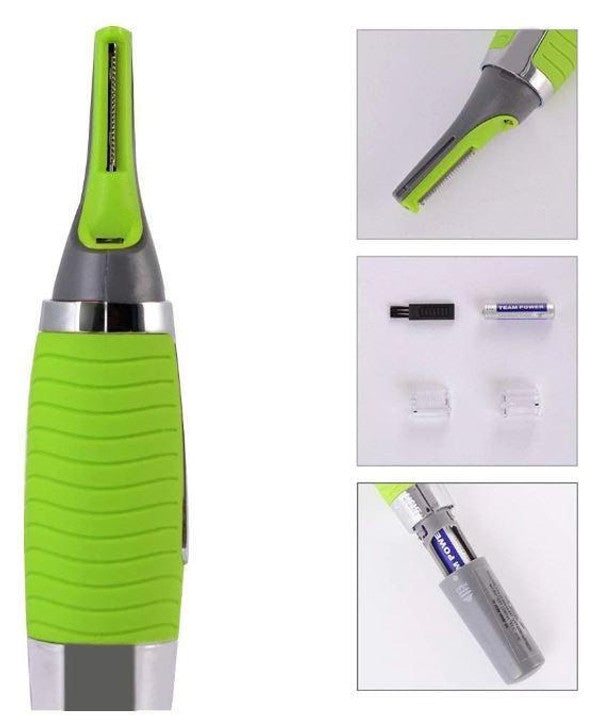 Battery Operated Nose and Ear Trimmer with Multiple Attachment Heads All Vera Mart