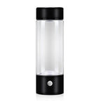 Hydrogen Water Bottle with Borosilicate Glass and Rechargeable Generator Base All Vera Mart