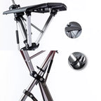 Folding Seat Cane with Tripod Base and Ergonomic Handle All Vera Mart